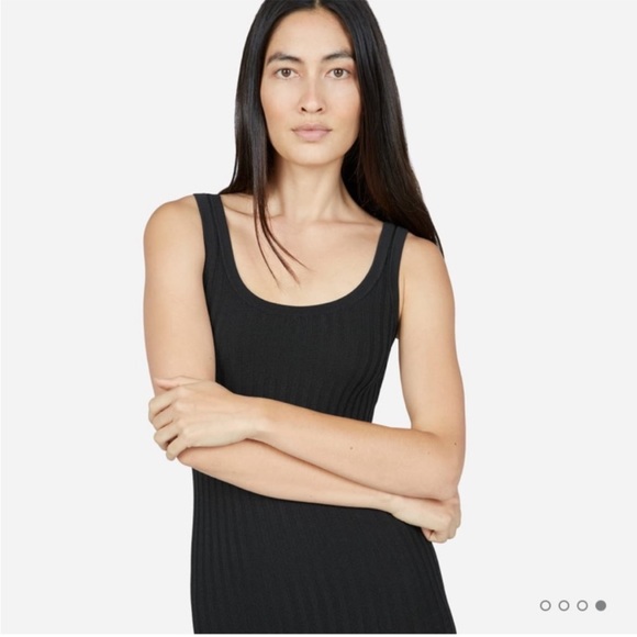 Everlane Ribbed Bodycon Dress. - Picture 3 of 8